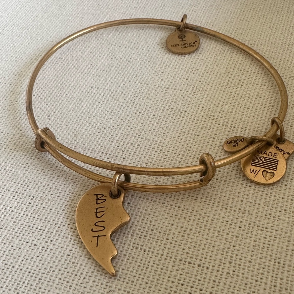Alex and Ani - Best Friend Bracelet Bangle Half